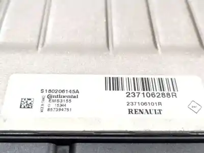 Second-hand car spare part ecu engine control for renault megane iv fastback (b9a/m/n_) 1.2 tce 130 (b9mr) oem iam references 237106288r 237106101r 