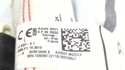 Second-hand car spare part front left curtain airbag for dacia jogger 1.0 tce 110 (rkmd) oem iam references 985l16909r  