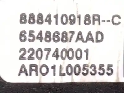 Автозапчастина б/у задній лівий ремін безпеки для dacia jogger 1.0 tce 110 (rkmd) посилання на oem iam 888410918r aro1l005355 