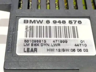 Peça sobressalente para automóvel em segunda mão módulo eletrônico por bmw 5 (e60) 530 d referências oem iam 531098813047199901 6948576 