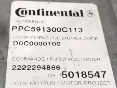 Piesă de schimb auto la mâna a doua unitate de control motor ecu pentru renault master iii furgón (fv) 2.3 dci 145 rwd (fv0e, fv0f, fv0t, fv10, fv12) referințe oem iam ppc591300c113 5018547 