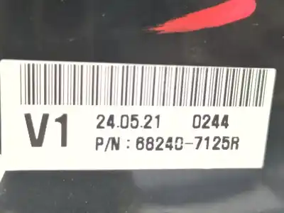 Автозапчастина б/у корпус / рамка панелі приладів для renault arkana i (lcm_, ldn_) 1.3 tce 140 (ldn0) посилання на oem iam 682407125r  