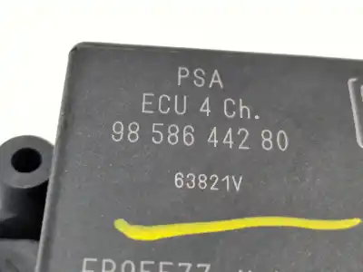 Second-hand car spare part electronic module for opel combo e tour / life (k9) 1.5 oem iam references 9858644280  