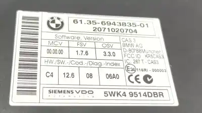 Second-hand car spare part comfort module for bmw 5 (e60) 525 d oem iam references 6135694383501  