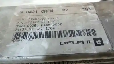 Peça sobressalente para automóvel em segunda mão intercooler por opel meriva essentia referências oem iam 52401245  52401245