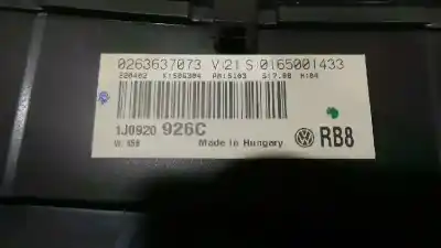 İkinci el araba yedek parçası enstrüman paneli için volkswagen golf iv berlina (1j1) gti oem iam referansları 1j0920926c 1j0920926c 