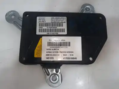 Peça sobressalente para automóvel em segunda mão airbag traseiro lado direito por bmw x5 (e53) 3.0d referências oem iam 417035788045