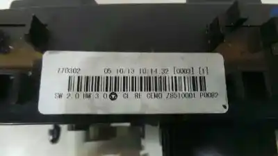 Peça sobressalente para automóvel em segunda mão comando de sofagem (chauffage / ar condicionado)  por citroen c3 tonic referências oem iam z8510001  z8510001