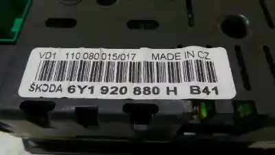 Second-hand car spare part dashboard for skoda fabia (6y2/6y3) comfort line oem iam references 6y1920880h  6y1920880h