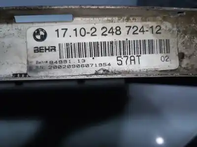 Second-hand car spare part water radiator for bmw x5 (e53) 3.0d oem iam references 17107544668  17107544668
