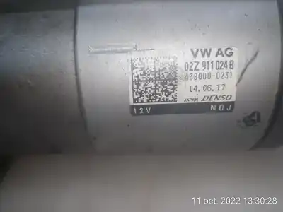 Second-hand car spare part starter motor for seat leon st (5f8) reference oem iam references 02z911024b  02z911024b