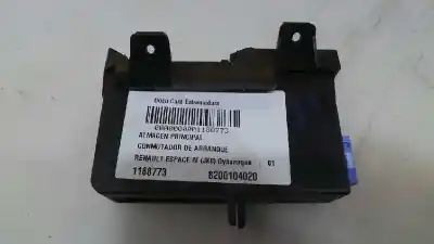 Second-hand car spare part IGNITION SWITCH for RENAULT ESPACE IV (JK0)  OEM IAM references 8200104020  8200104020