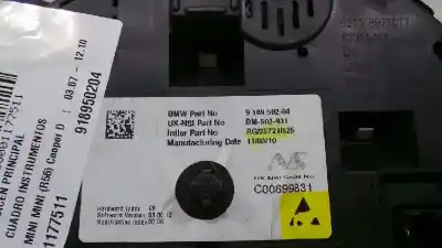Second-hand car spare part dashboard for mini mini (r56) cooper d oem iam references 918950204  918950204