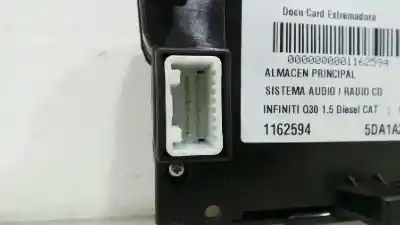 Pezzo di ricambio per auto di seconda mano impianto audio / radio cd per infiniti q30 1.5 d riferimenti oem iam 5da1a21e0600  5da1a21e0600