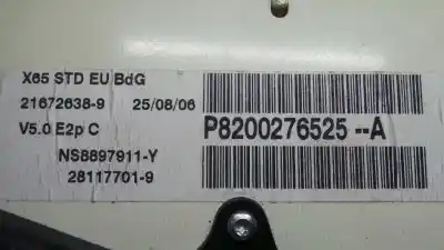 Автозапчастина б/у панель інструментів для renault clio ii fase ii (b/cb0) authentique посилання на oem iam p8200276525a  p8200276525a