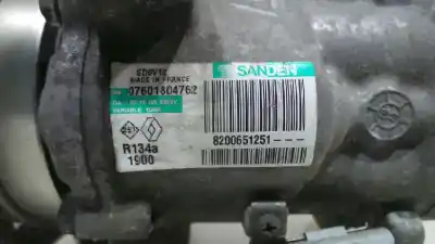 Second-hand car spare part AIR CONDITIONING COMPRESSOR for RENAULT CLIO III  OEM IAM references 8200651251  8200651251