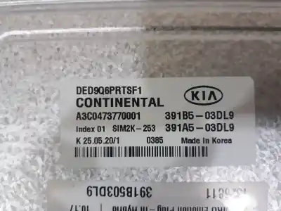 Pezzo di ricambio per auto di seconda mano centralina motore per kia niro emotion plug-in hybrid riferimenti oem iam 391b503dl9