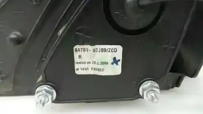 Автозапчастина б/у правий задний огляд для suzuki swift iii (mz, ez) 1.3 ddis (rs 413d) посилання на oem iam 8470162jb0 8470162jb0 8470162jb0