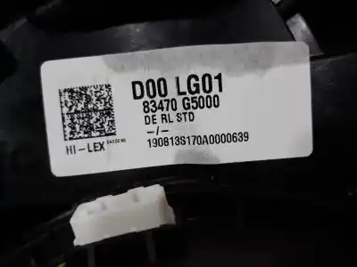 Peça sobressalente para automóvel em segunda mão elevador de vidros traseiro esquerdo por kia niro (de) 1.6 gdi hybrid referências oem iam 83471g5000