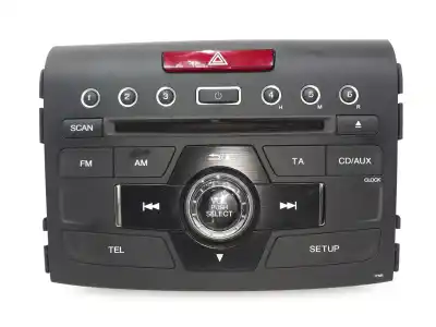 Автозапчастина б/у аудіо система / радіо cd для honda cr-v iv (rm_) 1.6 i-dtec (re6) посилання на oem iam 39100t1gg111m1
