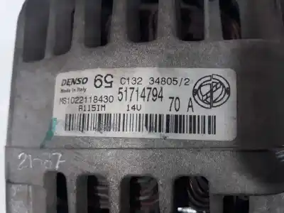 Pezzo di ricambio per auto di seconda mano alternatore per fiat grande punto (199_) 1.4 (199axb11 199axb1a 199bxb1a 199axl1a) riferimenti oem iam 52003531  52003531