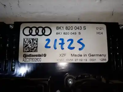 Автозапчасти б/у климат-контроль за audi a5 coupe (8t) 3.0 tdi ссылки oem iam 8k1820043s  8k1820043s