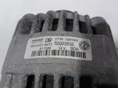 Peça sobressalente para automóvel em segunda mão alternador por fiat panda (319) lounge referências oem iam 52003532