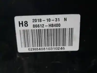 Second-hand car spare part rear bumper for kia stonic (ybcuv) business oem iam references 86612h8400  86612h8400