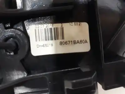 Second-hand car spare part interior left rear handle for nissan note acenta oem iam references 806711ha0a 80671ba60a 80671ba60a