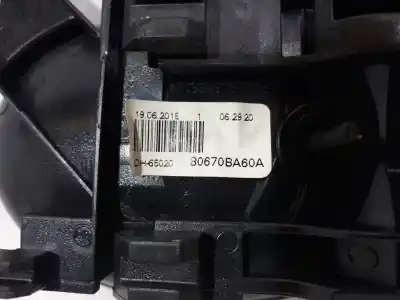 Second-hand car spare part interior right rear handle for nissan note acenta oem iam references 806701ha0a  806701ha0a