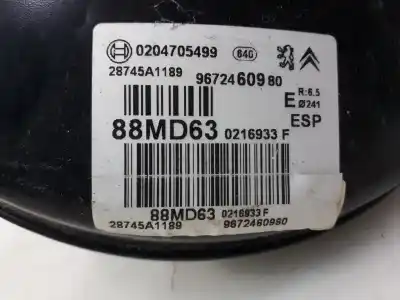 Pezzo di ricambio per auto di seconda mano servo freio per citroen ds3 1.6 blue-hdi fap riferimenti oem iam 9672460980  9672460980