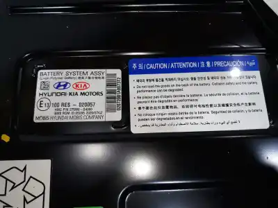 Pezzo di ricambio per auto di seconda mano batteria per kia stonic (ybcuv) tech riferimenti oem iam 375m0g4000