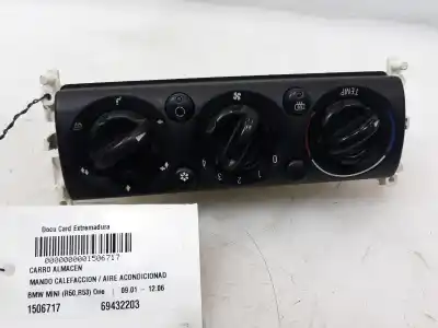 Peça sobressalente para automóvel em segunda mão comando de sofagem (chauffage / ar condicionado)  por bmw mini (r50,r53) one referências oem iam 64111497527