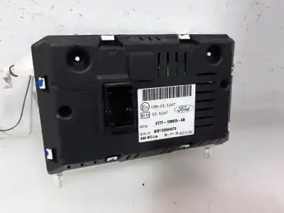 Second-hand car spare part multifunction display for ford fiesta (ccn) trend oem iam references et7t18b955ab  et7t18b955ab