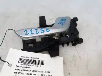 Pezzo di ricambio per auto di seconda mano maniglia interna anteriore destra per kia stonic (ybcuv) tech riferimenti oem iam 82620h8510sa1