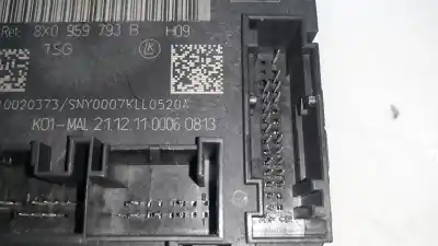 Peça sobressalente para automóvel em segunda mão módulo eletrônico por audi a1 sportback (8xa) attraction referências oem iam 8x0959793b  8x0959793b