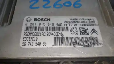 Second-hand car spare part ecu engine control for citroen c3 selection oem iam references 9674254080  9674254080