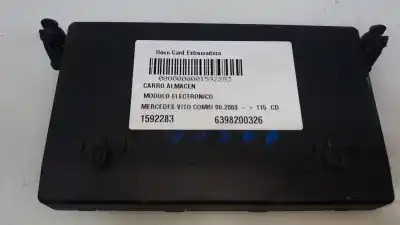 Pièce détachée automobile d'occasion MODULE ÉLECTRONIQUE pour MERCEDES-BENZ VITO / MIXTO FURGONETA (W639)  Références OEM IAM 6398200326  6398200326