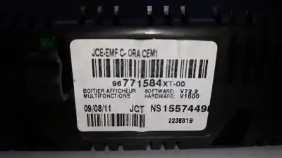 Second-hand car spare part multifunction display for citroen c3 selection oem iam references 96771584xt  96771584xt