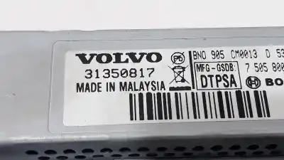 Second-hand car spare part multifunction display for volvo v40 kinetic oem iam references 31350817  31350817