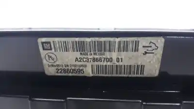 Peça sobressalente para automóvel em segunda mão quadrante por opel ampera excellence referências oem iam 22860595  22860595