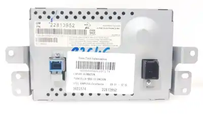 Second-hand car spare part multifunction display for opel ampera excellence oem iam references 22813952  22813952