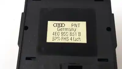Second-hand car spare part left front power window switch for audi a8 d3 (4e2, 4e8) 3.0 tdi quattro oem iam references 4e0959851b5pr 4e0959851b 4e0959851b