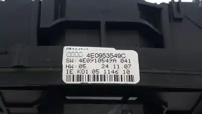 Pezzo di ricambio per auto di seconda mano comando multifunzione per audi a8 d3 (4e2, 4e8) 3.0 tdi quattro riferimenti oem iam 4e0953549  4e0953549