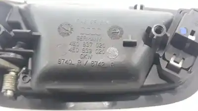 Автозапчастина б/у внутрішня задня права ручка для audi a8 d3 (4e2, 4e8) 3.0 tdi quattro посилання на oem iam 4e08370217pe  4e0837020