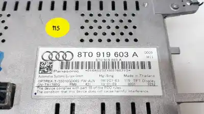 Автозапчастина б/у багатофункційний дисплей для audi a5 coupe (8t) 2.0 tdi quattro посилання на oem iam 8t0919603a  8t0919603a