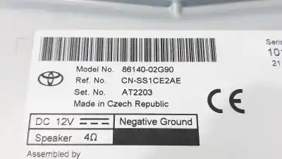 Second-hand car spare part multifunction display for toyota corolla (e21) hybrid active oem iam references 8614002g90  8614002g90