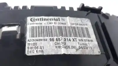Автозапчастина б/у панель інструментів для citroen c4 ii (nc_) 1.6 hdi 110 посилання на oem iam 96657314xt  96657314xt