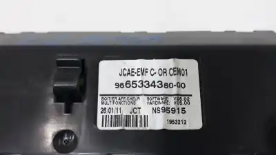 Автозапчасти б/у многофункциональный дисплей за citroen c4 ii (nc_) 1.6 hdi 110 ссылки oem iam 9665334380  9665334380