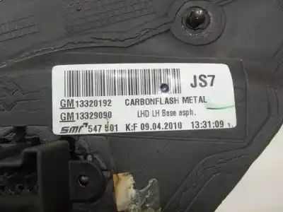 Second-hand car spare part left rearview mirror for opel insignia a (g09) 2.0 cdti (68) oem iam references 13320192  13320192